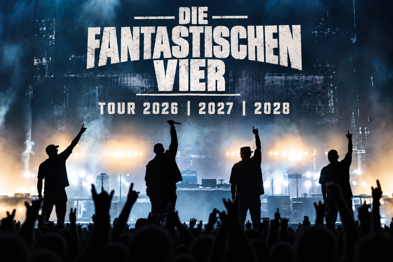 Bilety Die Fantastischen Vier – trasa 2026 i 2027 oraz dodatkowe terminy 2028