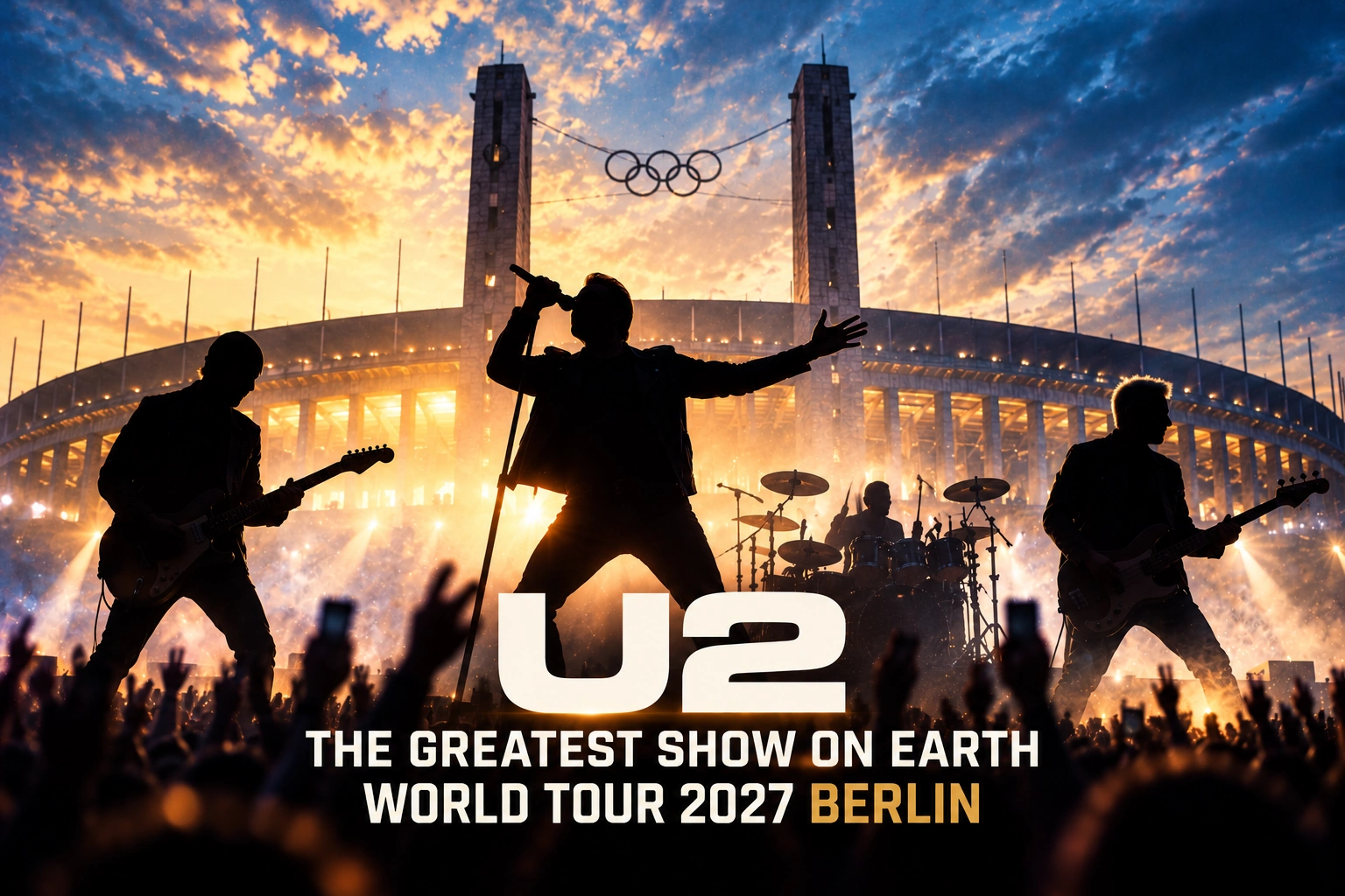 U2 Berlin 2027: Jedyny koncert w Niemczech w Olympijskim Stadionie potwierdzony